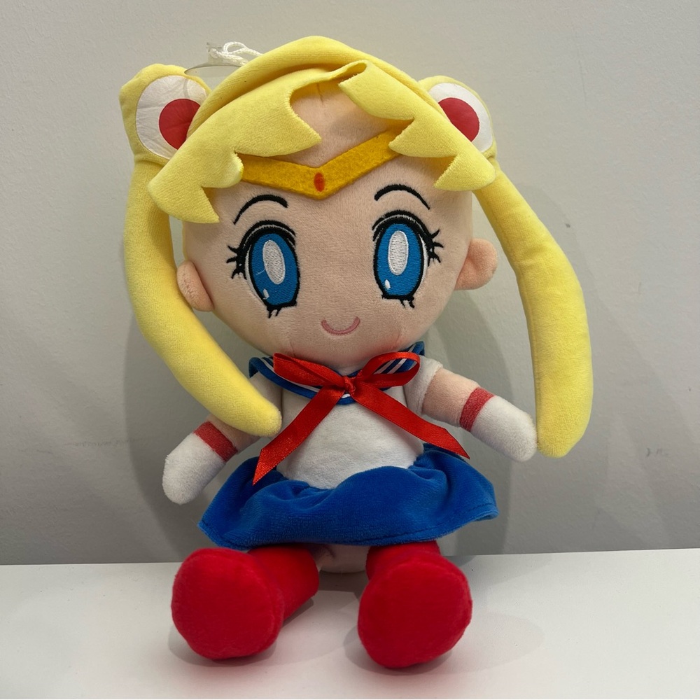 Sailor Moon 11” Hanging Plush Doll w/ Suction Cup EUC